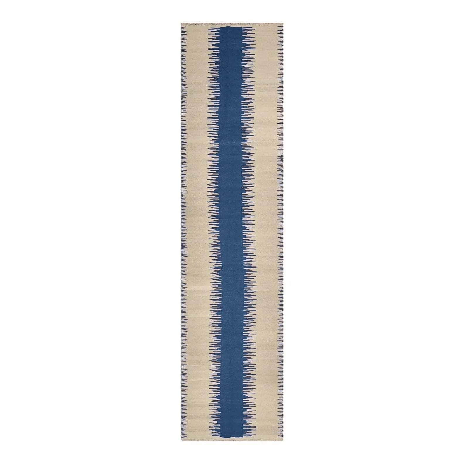 Navy Flatweave Runner