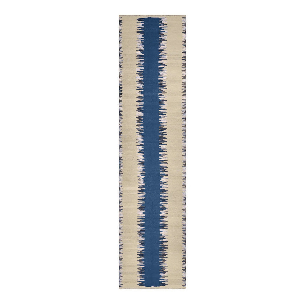 Navy Flatweave Runner