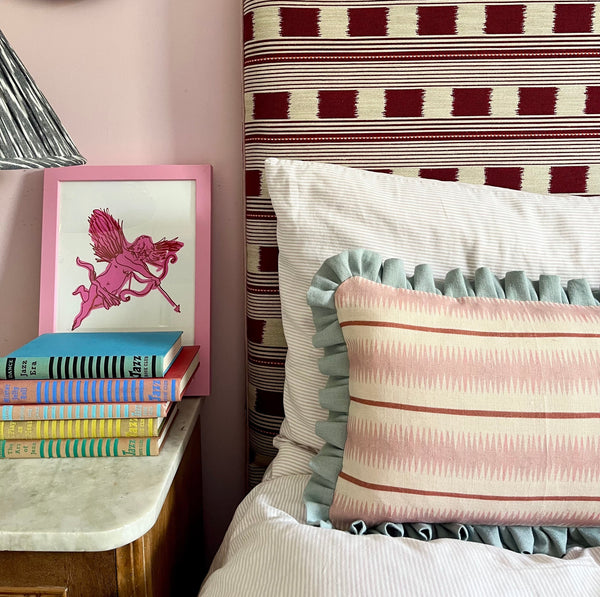 Squiggle Fabric - Blush