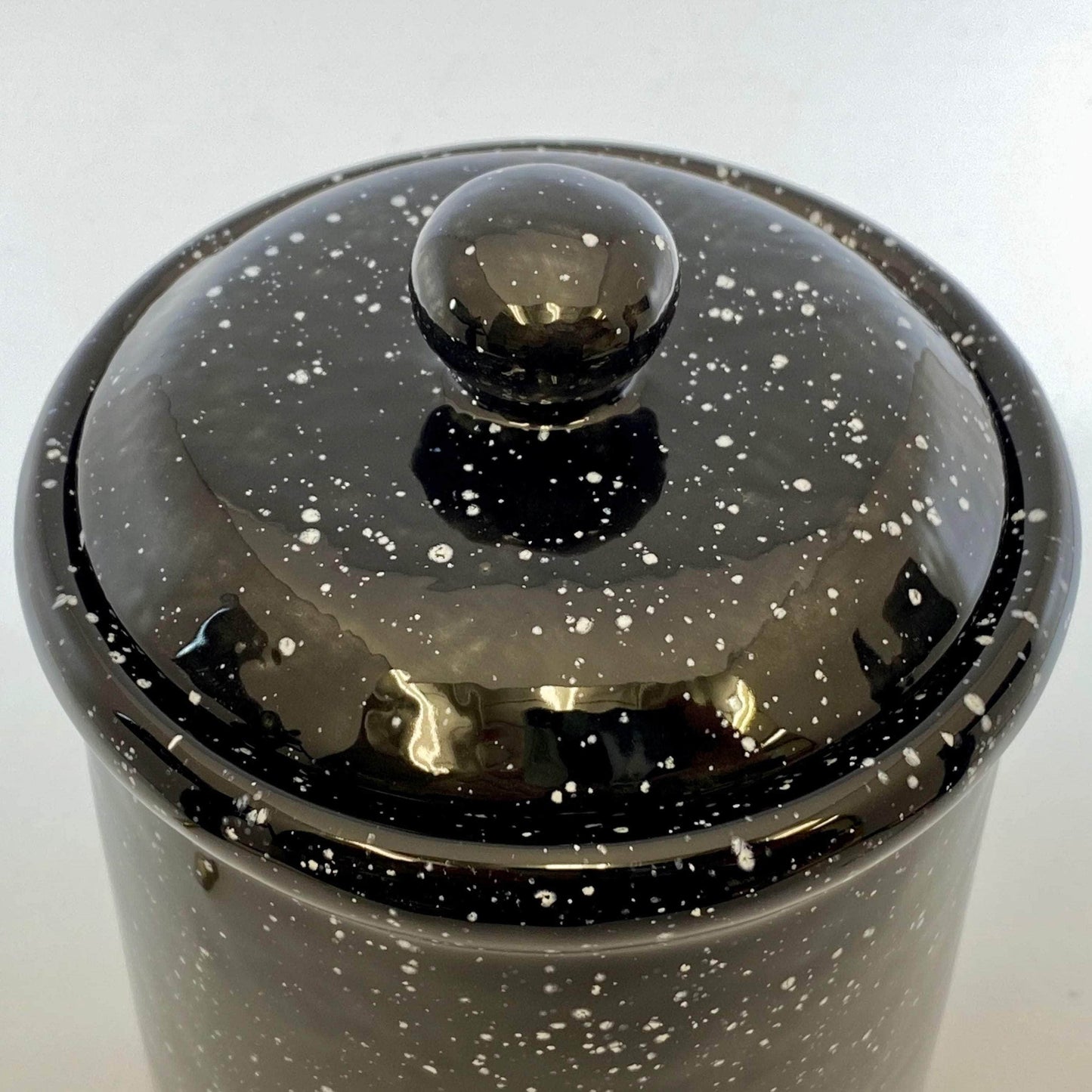 Speckled Black Canister