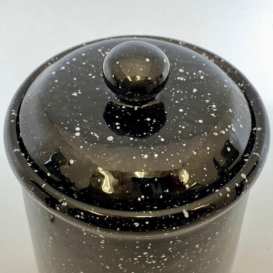 Speckled Black Canister