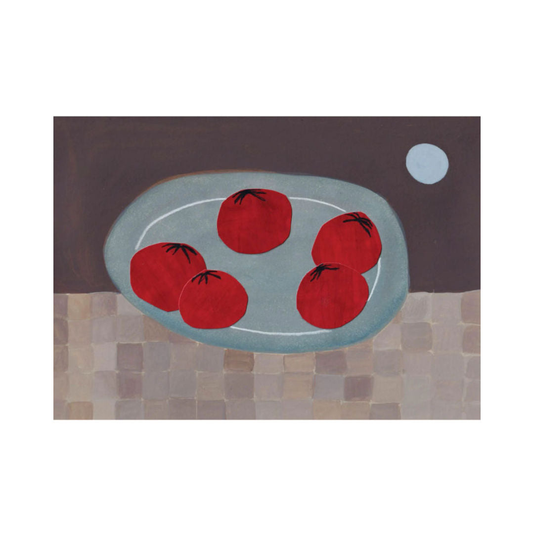 Tomato Salad Cutout Print