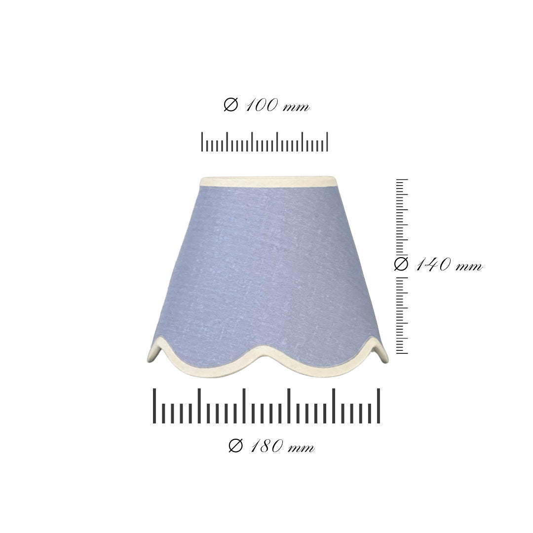 Lampshade Von Norten Blue & Cream White