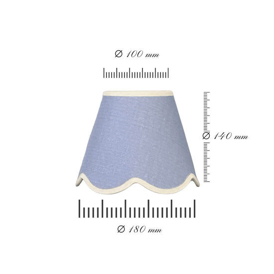Lampshade Von Norten Blue & Cream White