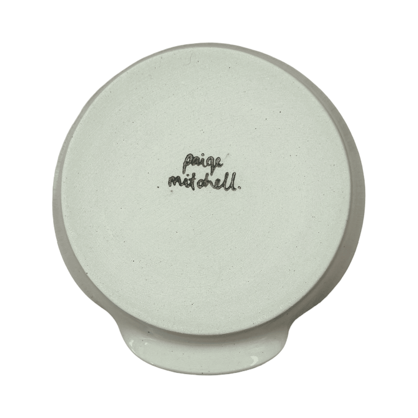 Glossy Cream Spoon Rest