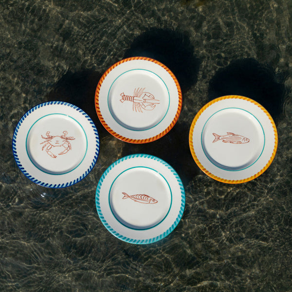 Lobster Dessert Plate Set-Of-Two