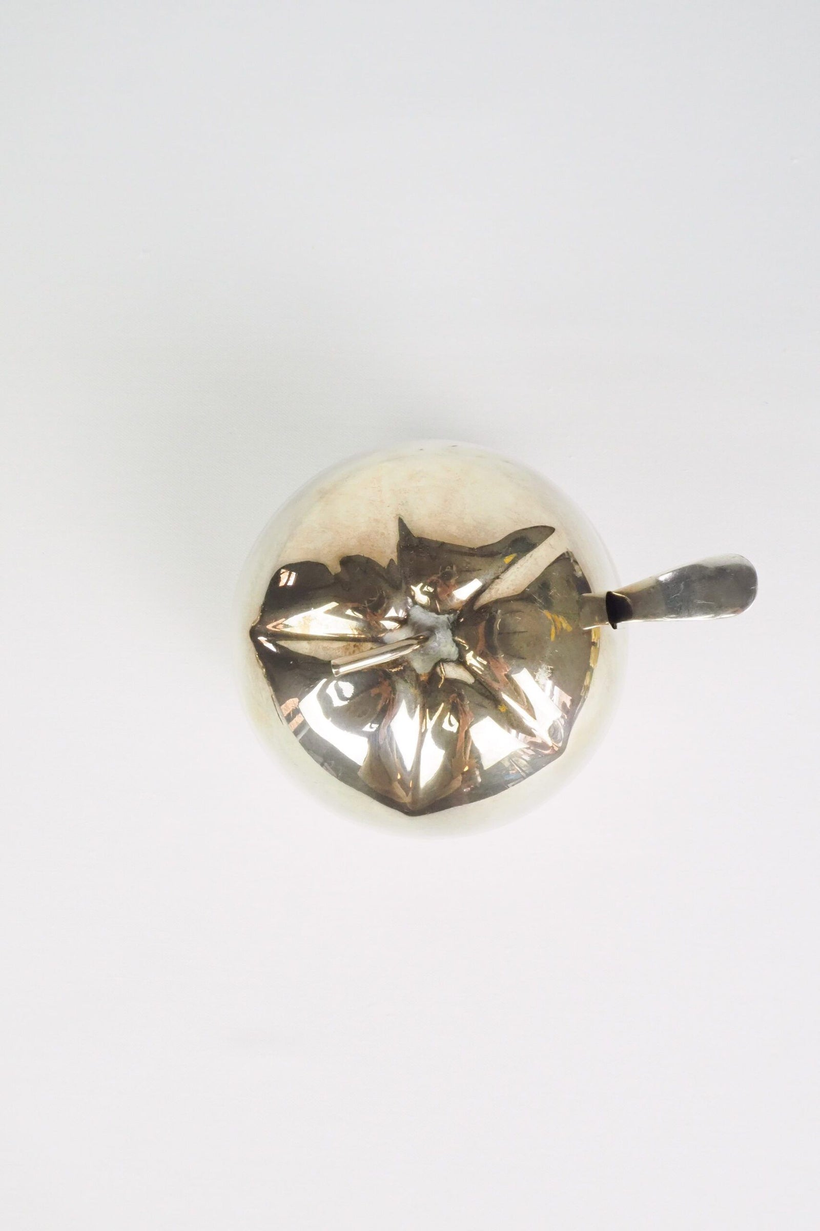 Vintage Silver Plate Apple Pot