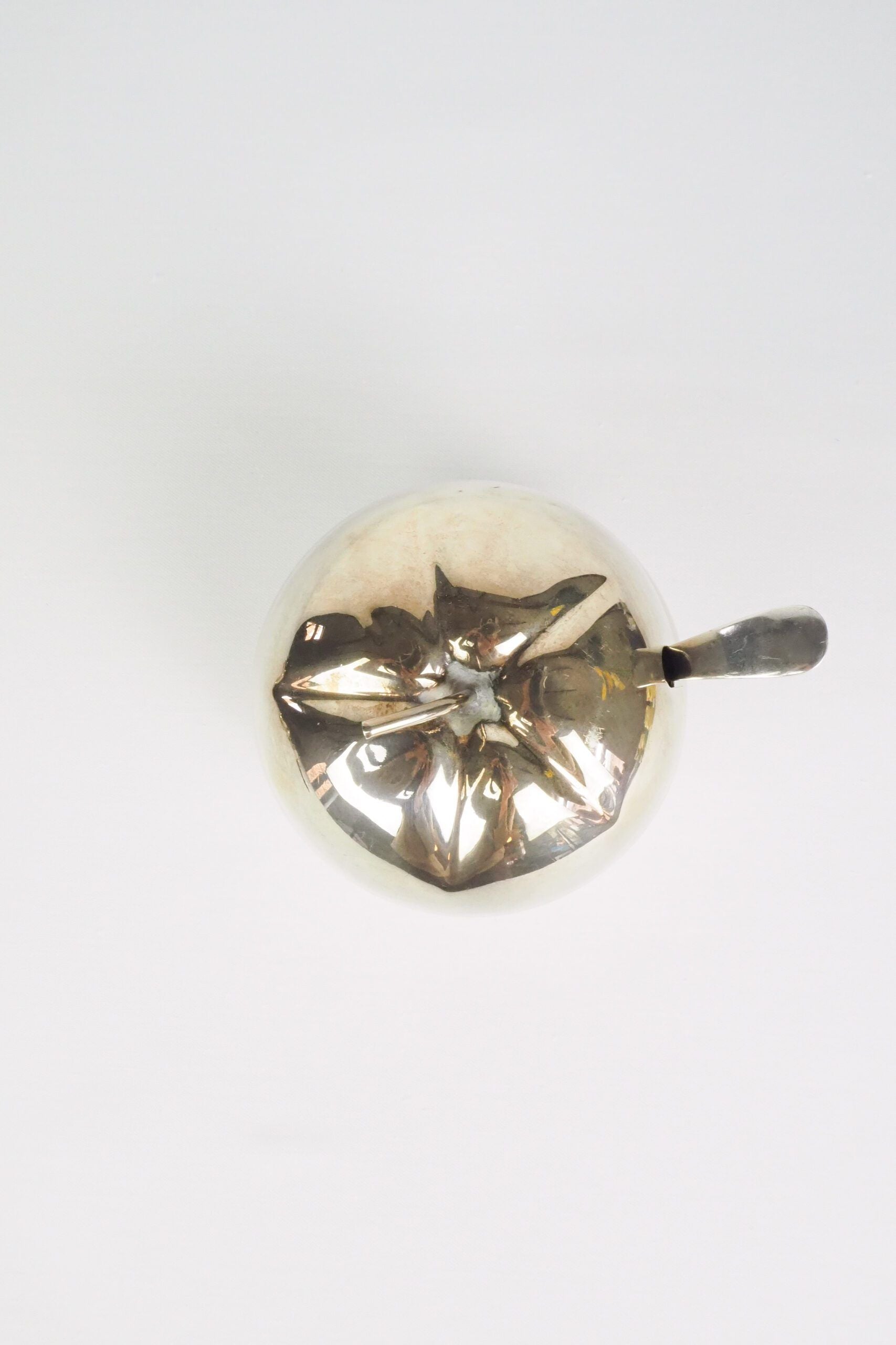 Vintage Silver Plate Apple Pot