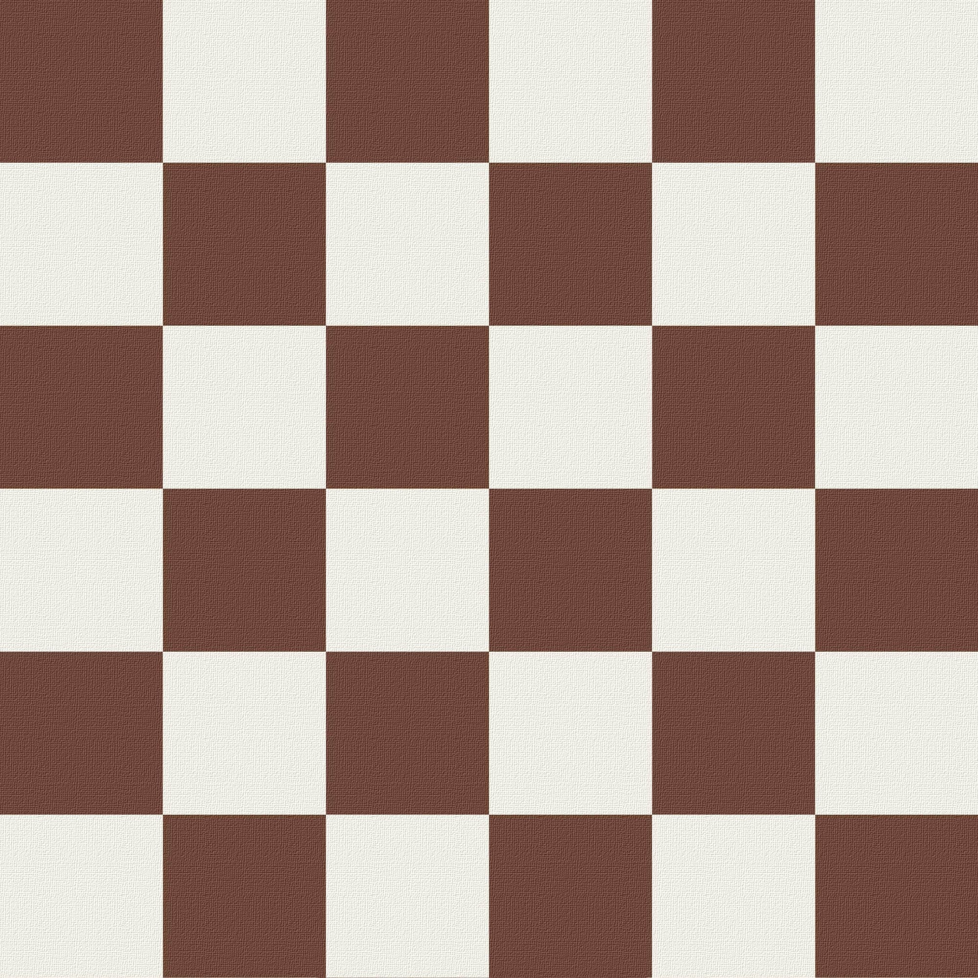 Bark Brown Checkered Drum Shade