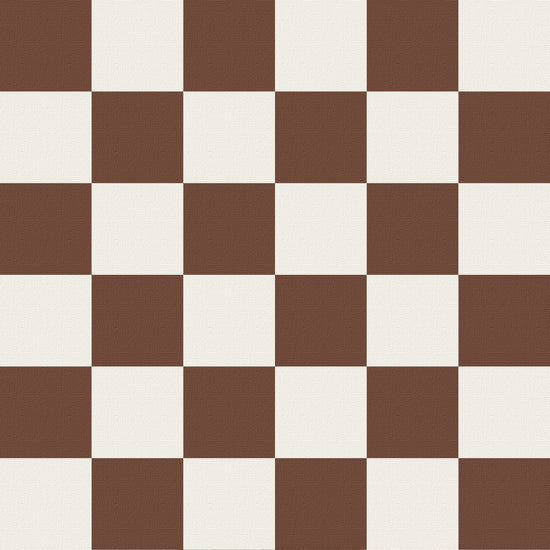 Bark Brown Checkered Drum Shade