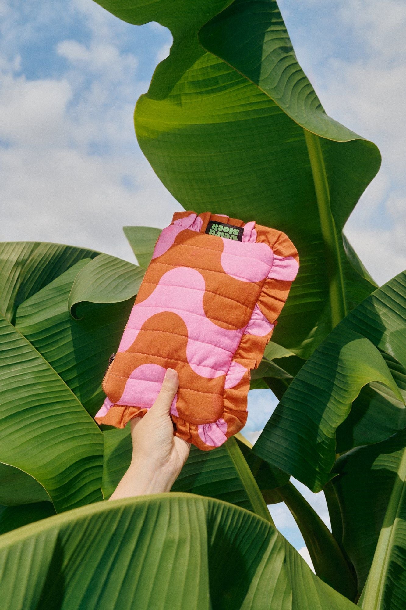 Dragstrip Disco Ruffle Pouch