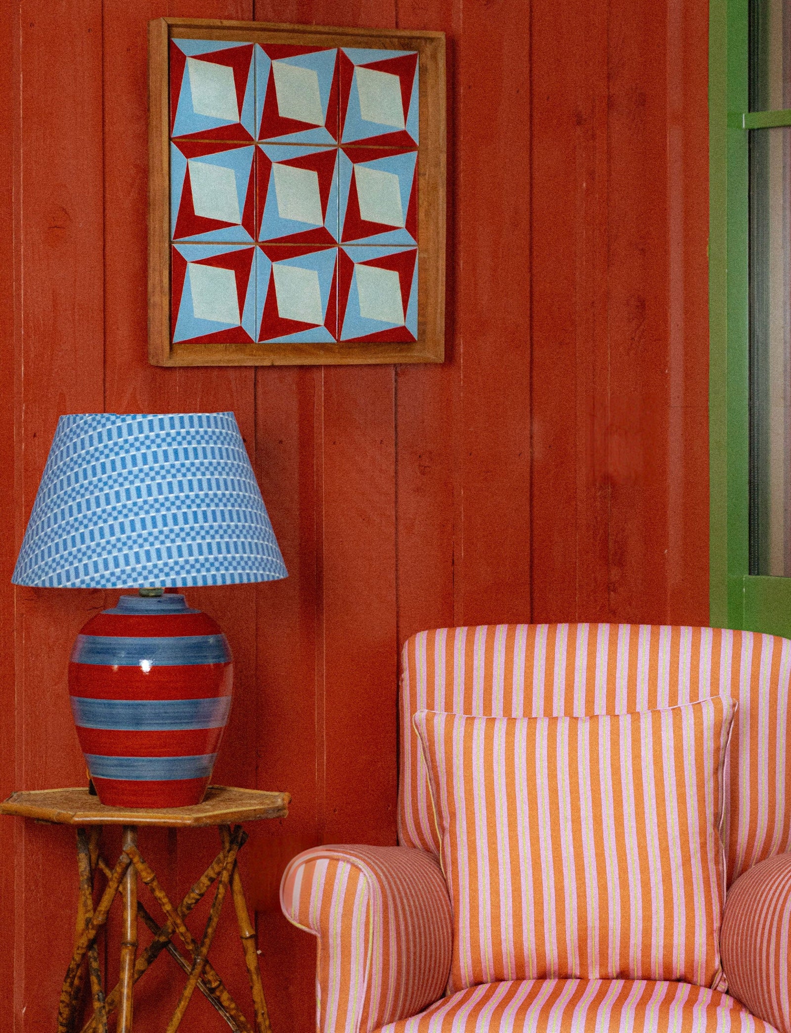 Natte Lampshade, Blue