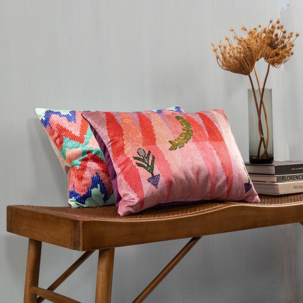Jeego Cushion - Pink & Mauve