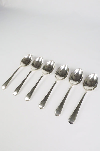 6 Vintage Silver Plate Spoons