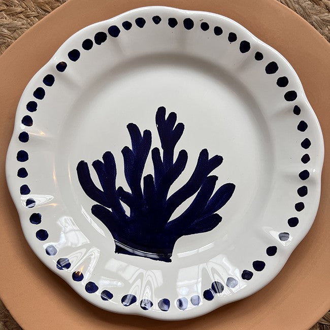 Estate Blue Coral Plate 20cm