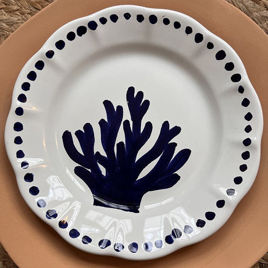 Estate Blue Coral Plate 20cm