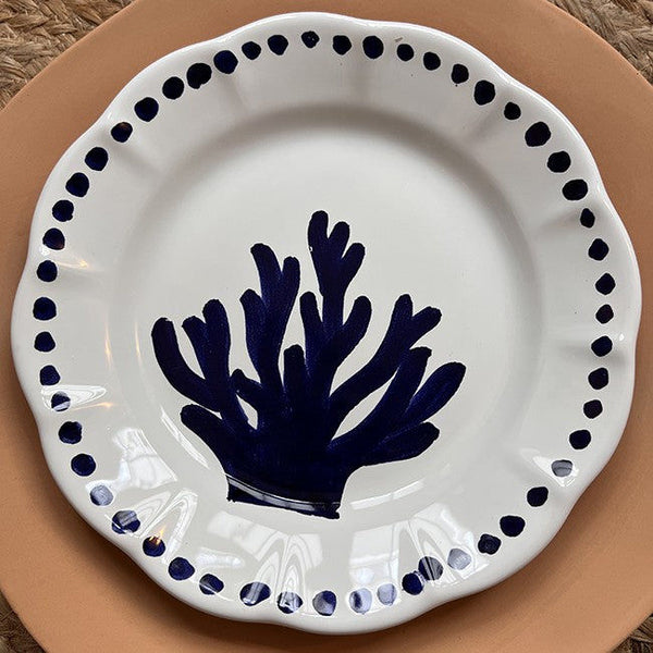 Estate Blue Coral Plate 20cm