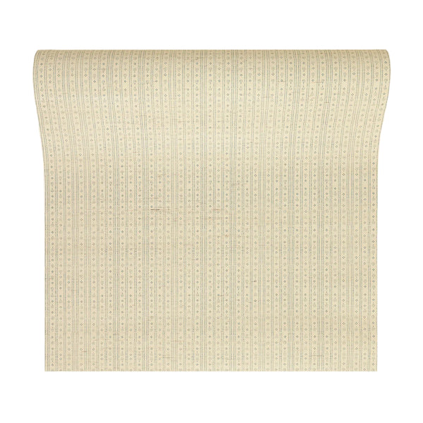 Birdlip - Ice Navy (Grasscloth Wallpaper)