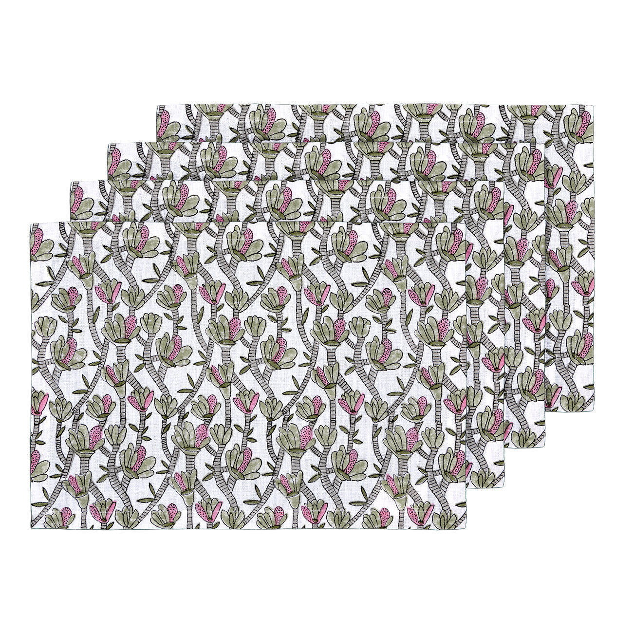 Cactus Placemat - Pink (Set of 4)