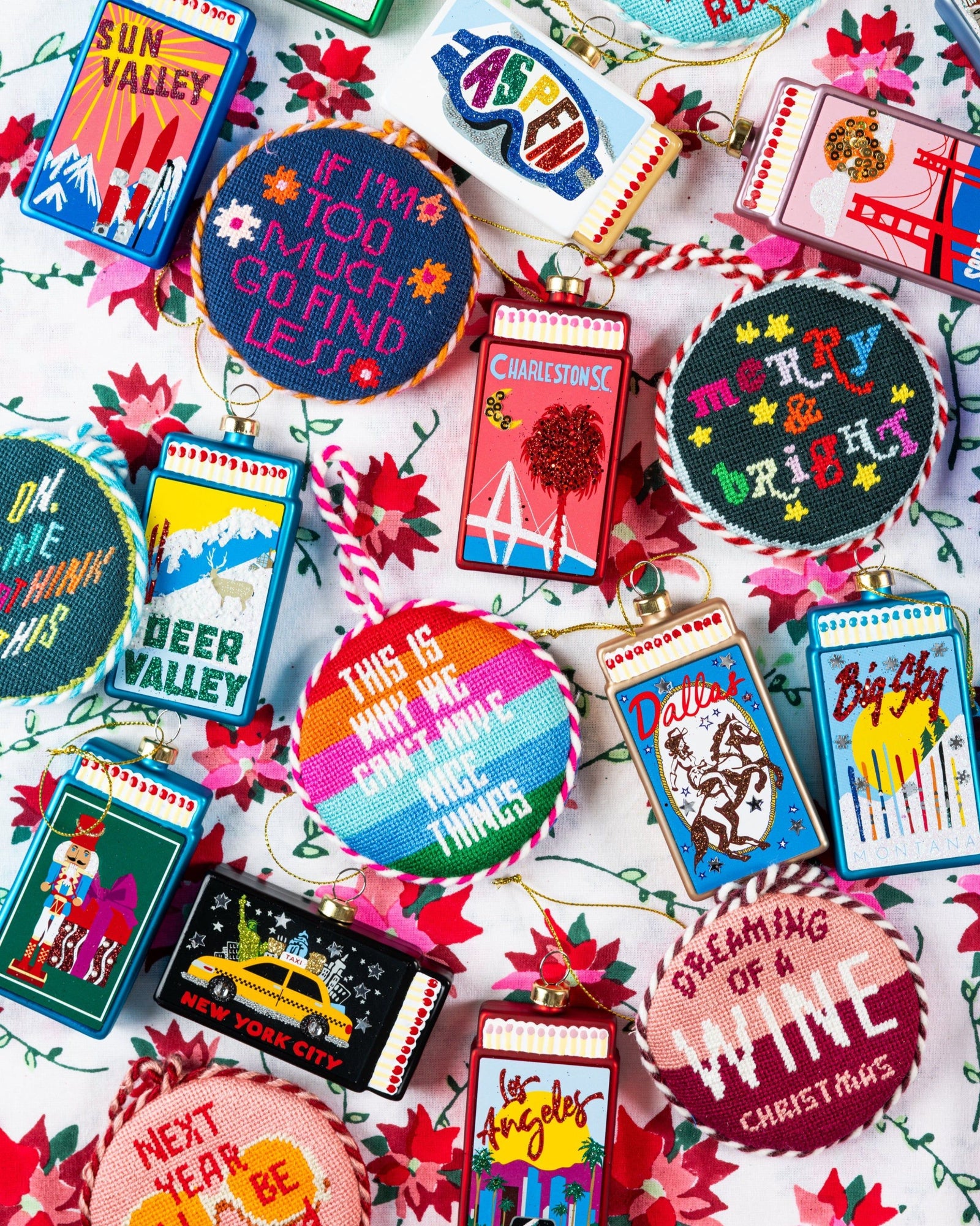 Matchbook Ornament - New York City