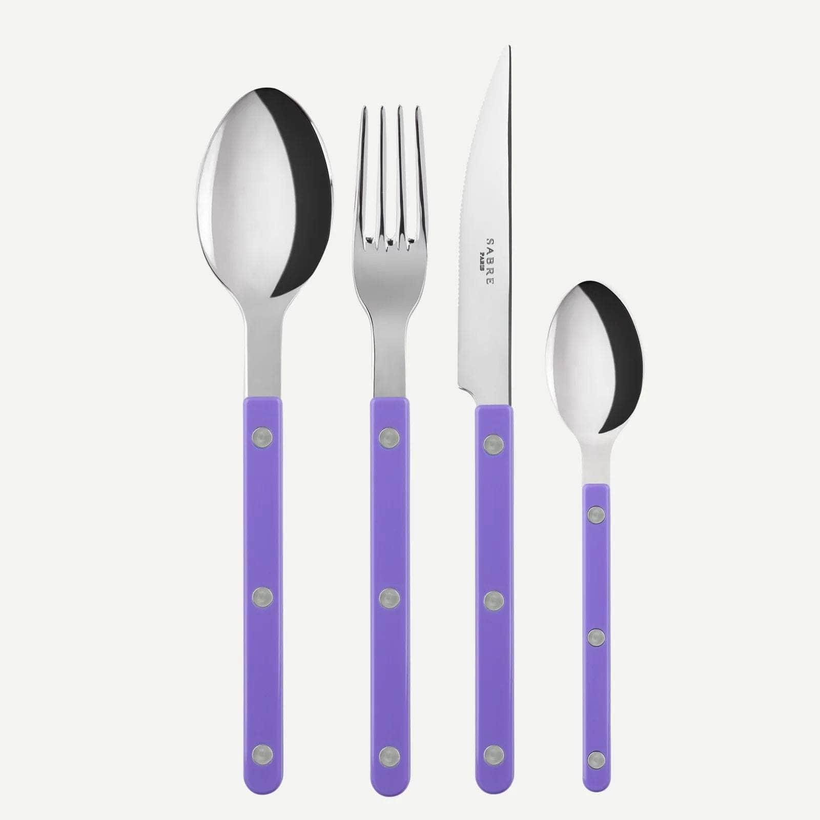 Bistrot 48 PC Cutlery Set, Purple