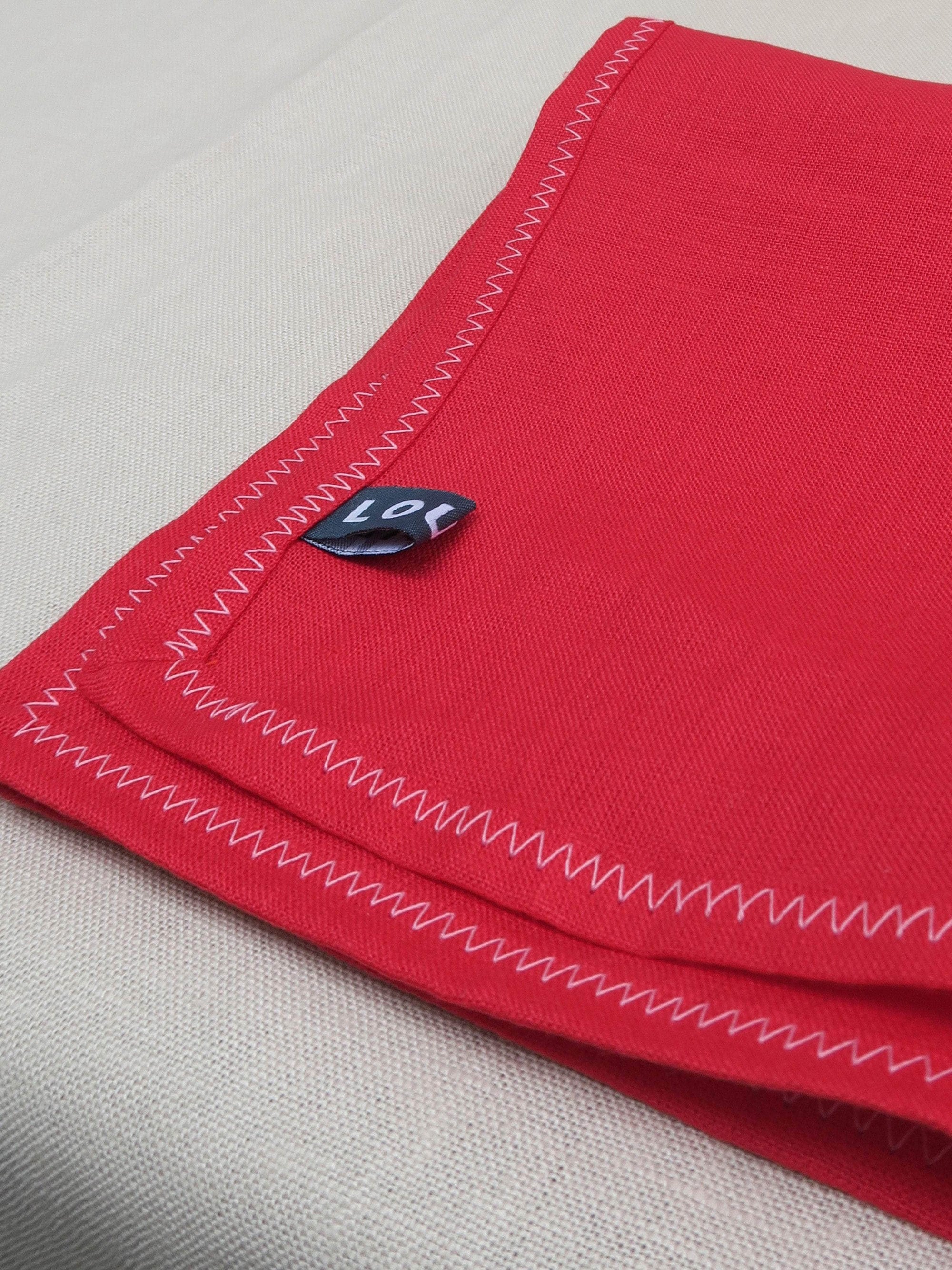 Irish Linen Napkin - Red