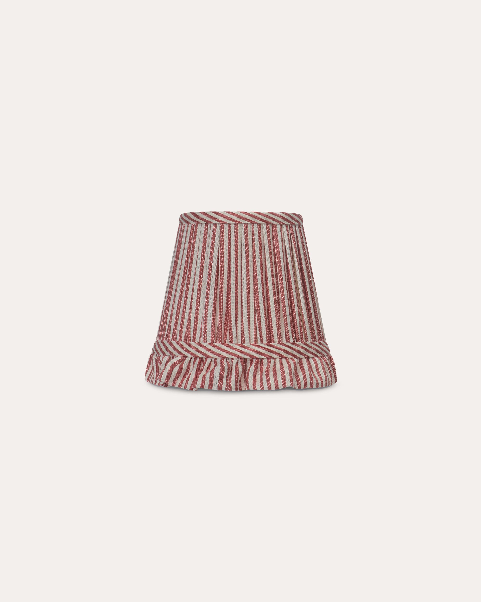 The Fine Stripe in Crabapple Wall Light Lampshade