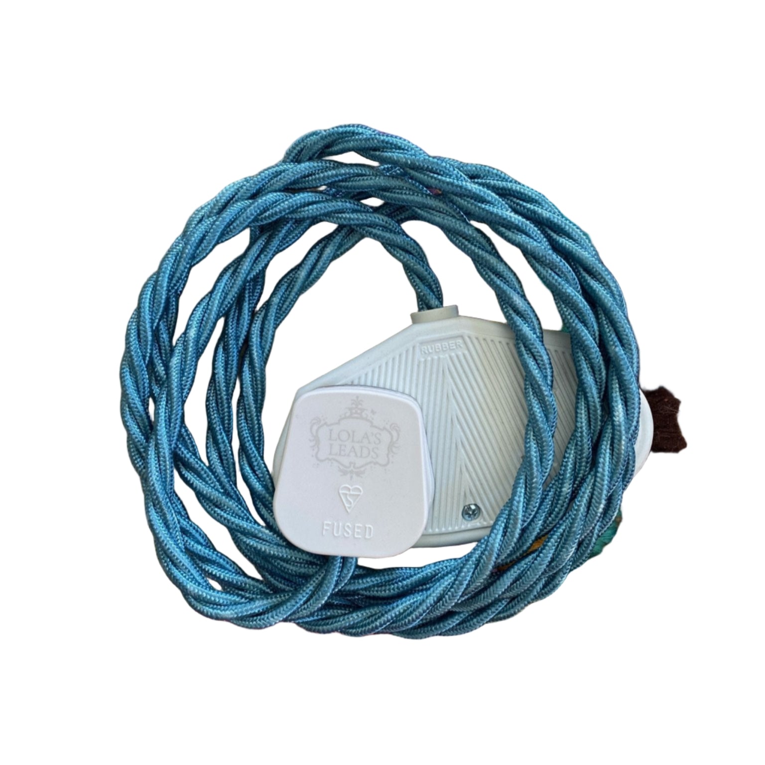 Lola's Leads - Teal + White 2m