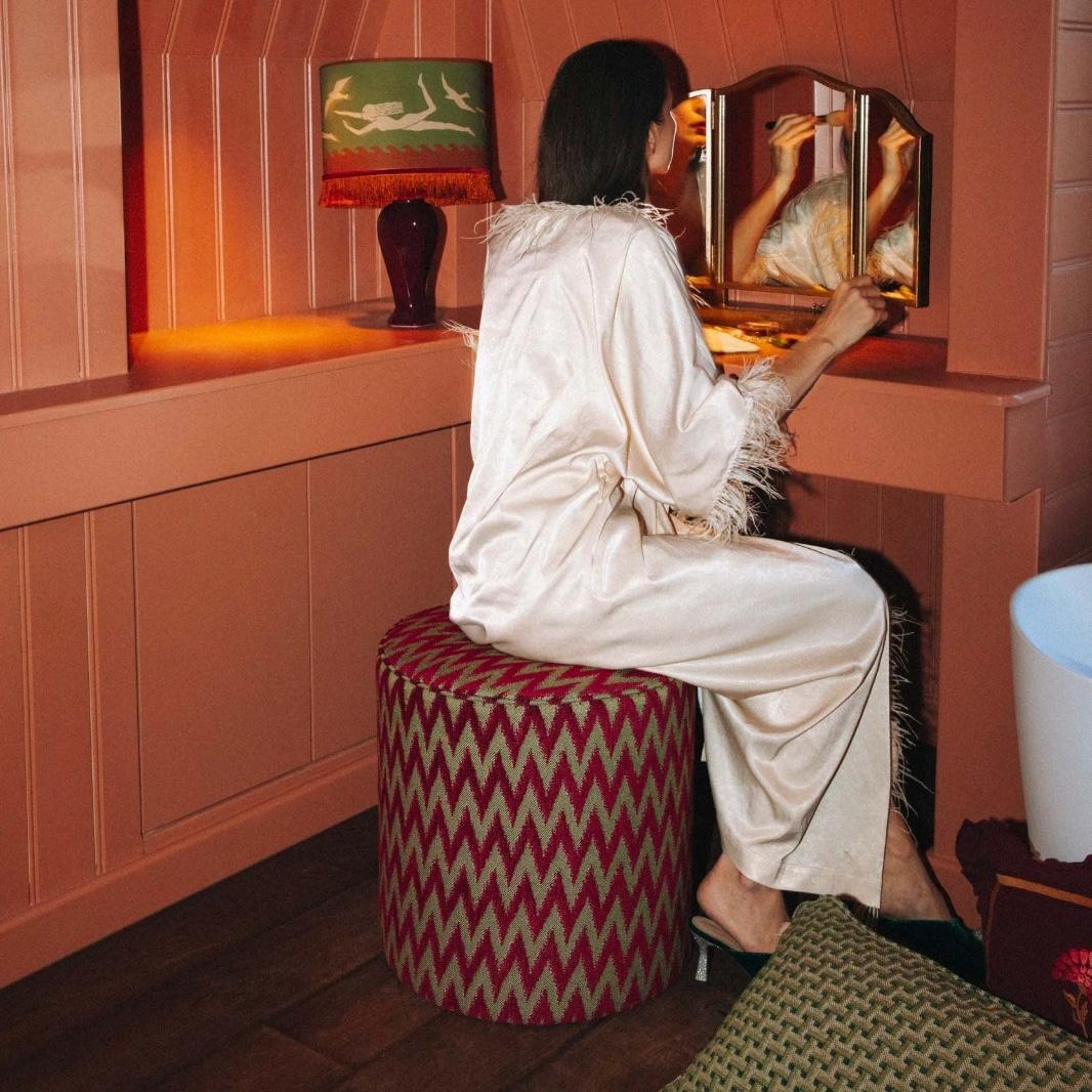 Palais x Hôtel Magique Lampshade Thalassa Palm & Cinnamon