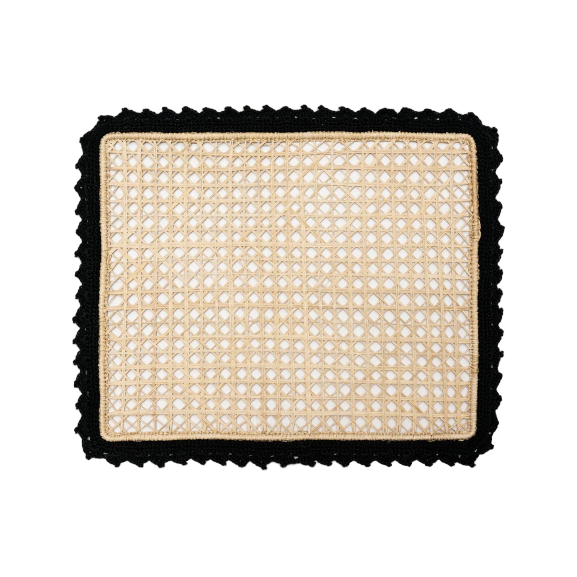 Nubia Placemat, Black