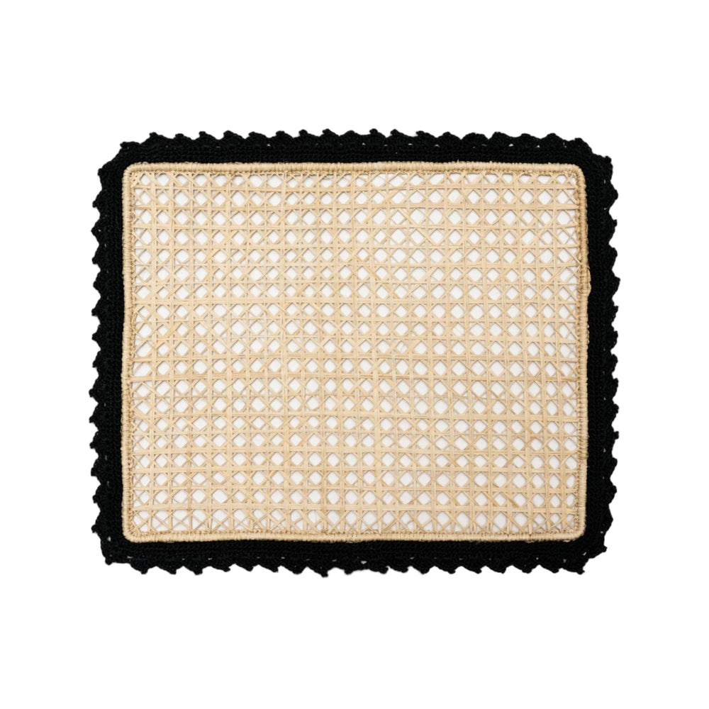 Nubia Placemat, Black