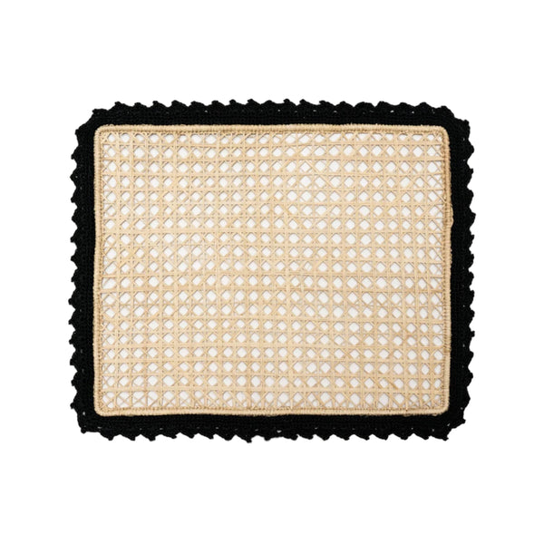 Nubia Placemat, Black