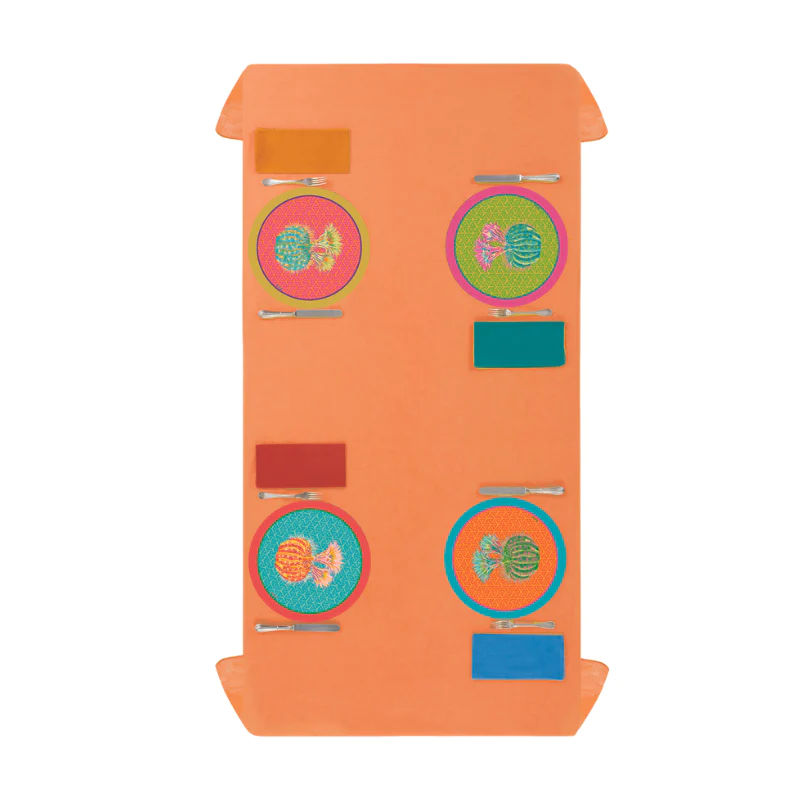 Masonite Placemat | Cactus Orange