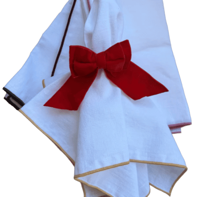 Set of Christmas Napkin Rings