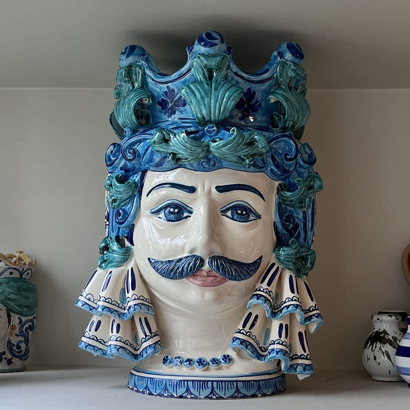 Grand vase Sicilien Corona homme