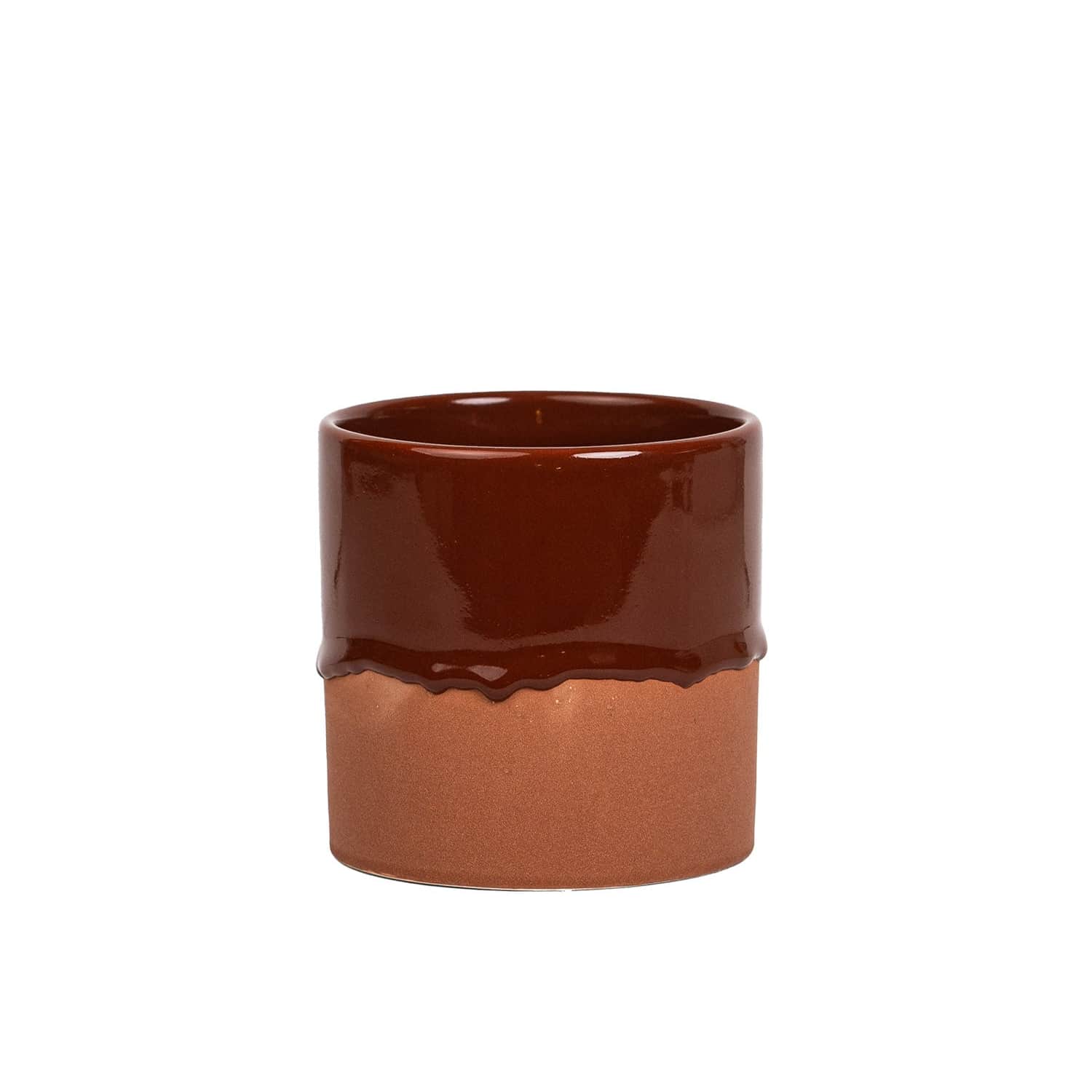 Drip Ceramic Planter Small - Terracotta T