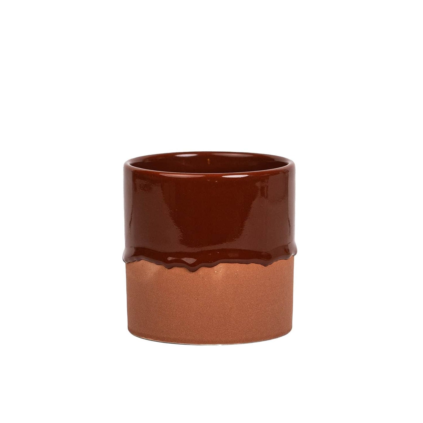 Drip Ceramic Planter Small - Terracotta T