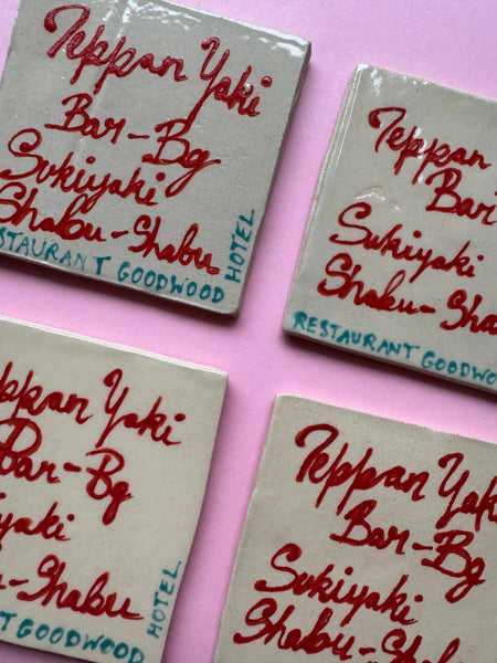 Ceramic Teppanyaki Bar Coaster