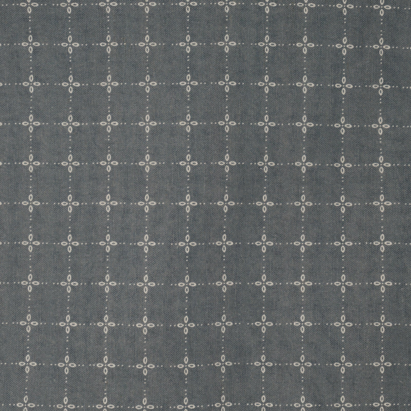 Tiroler Check Fabric - Loden Blue