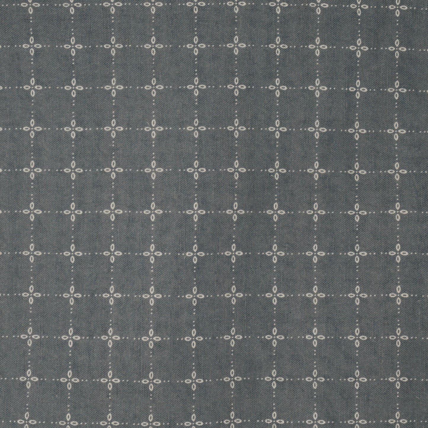 Tiroler Check Fabric - Loden Blue