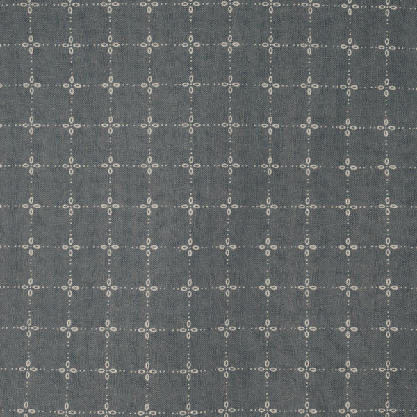 Tiroler Check Fabric - Loden Blue