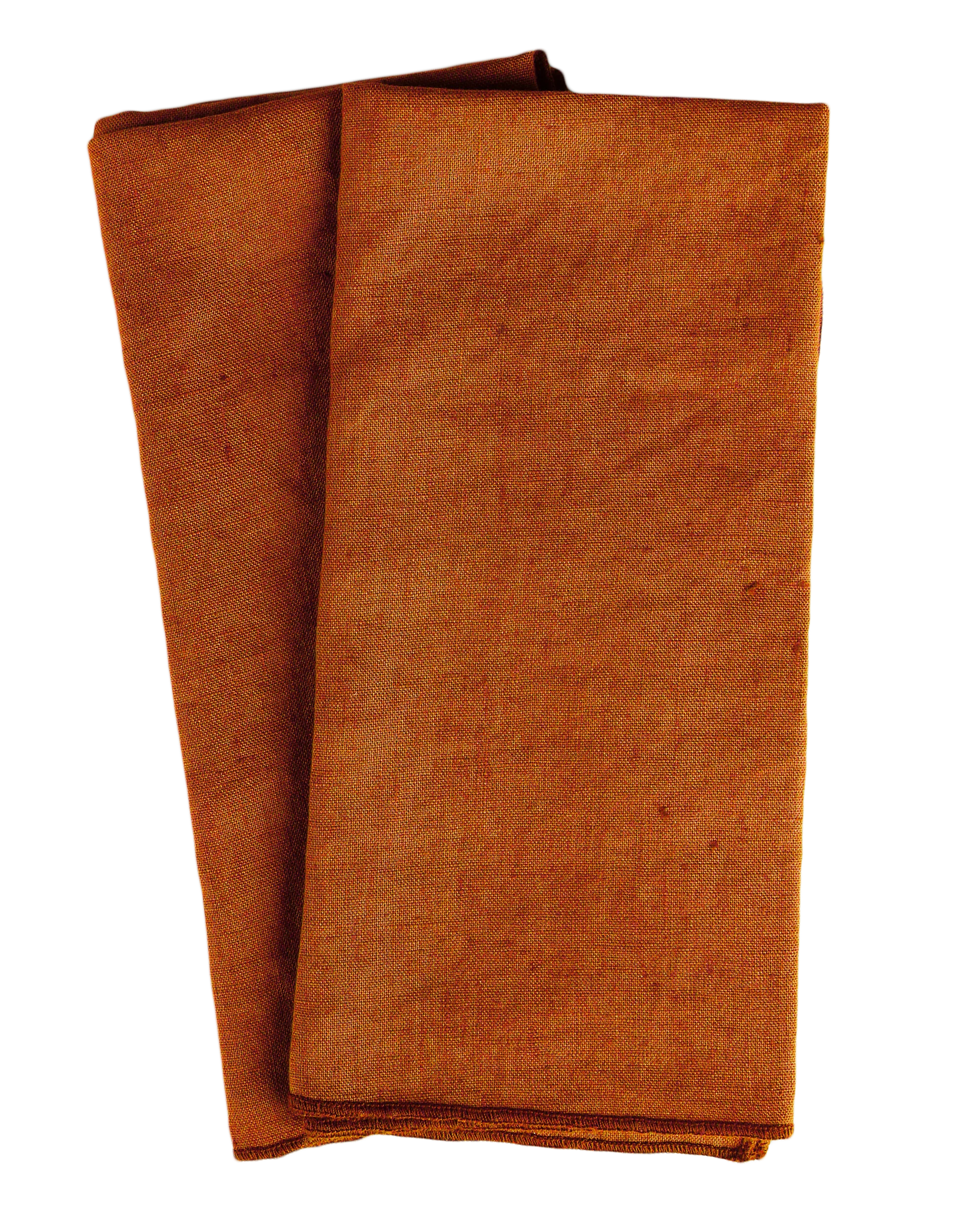 Terracotta linen napkin