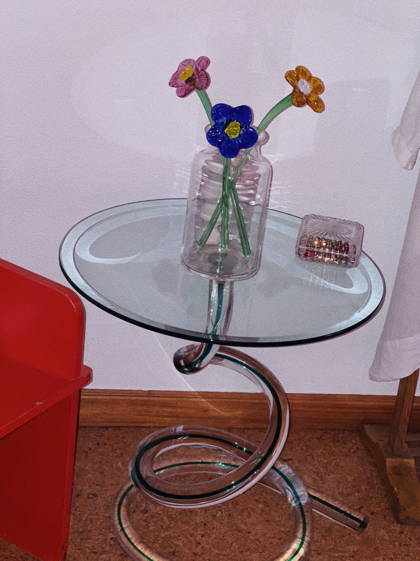 Mouthblown Crystal Vase