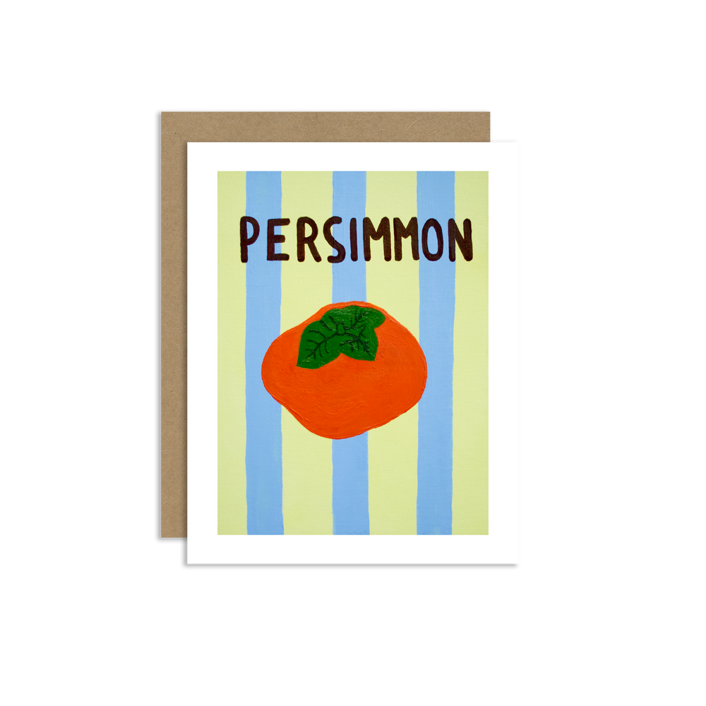 Persimmon Greeting Card