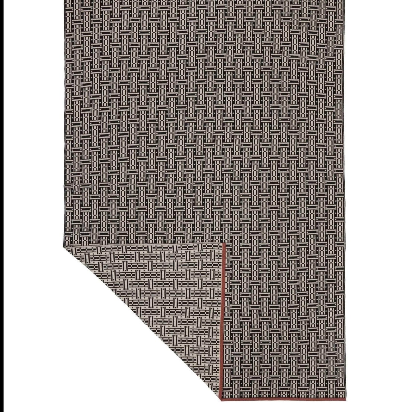 Parquet Merino Wool Blanket - Natural