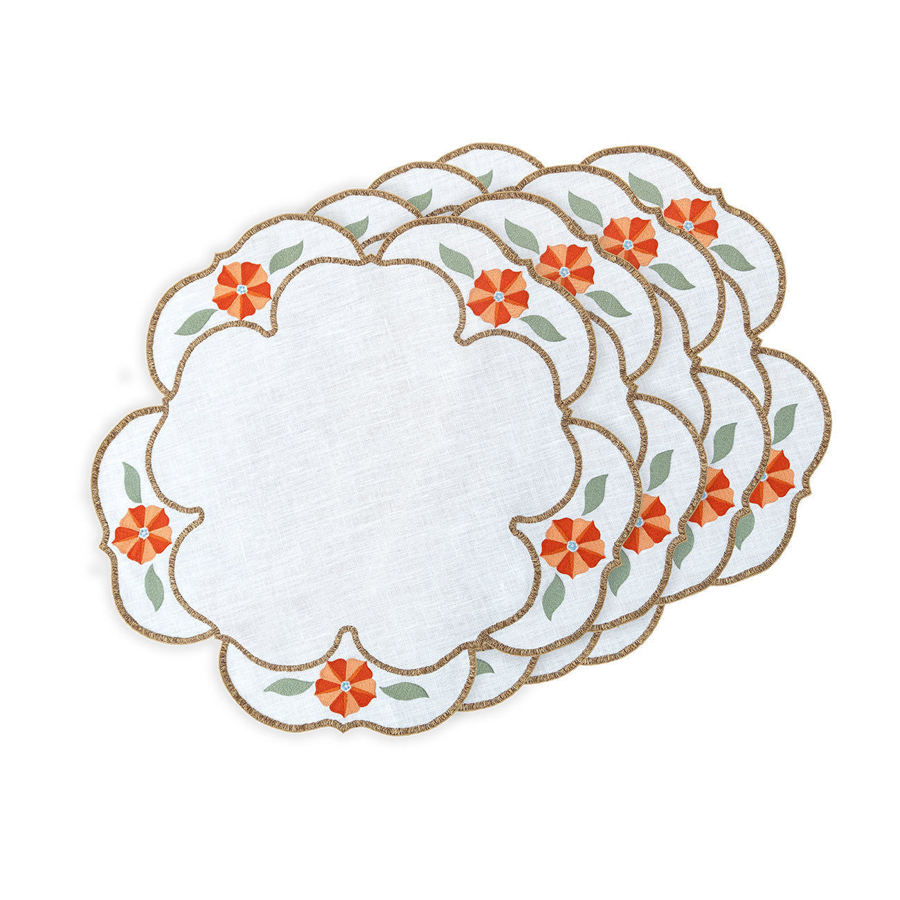 Bold Blossom Placemats (Set of 4)