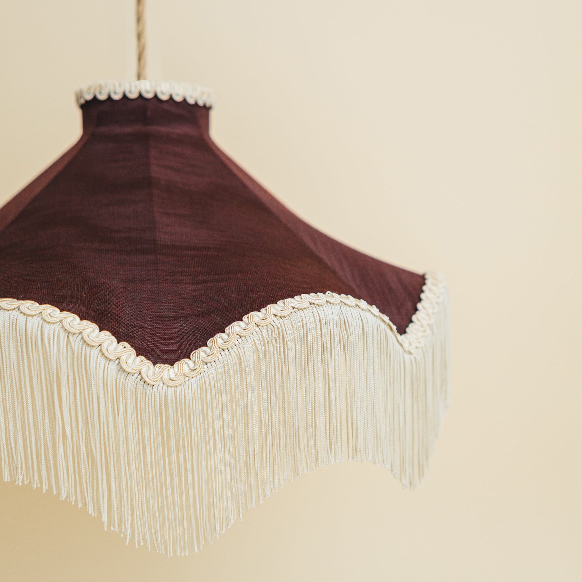 The Daisy Moiré Lampshade – Cognac
