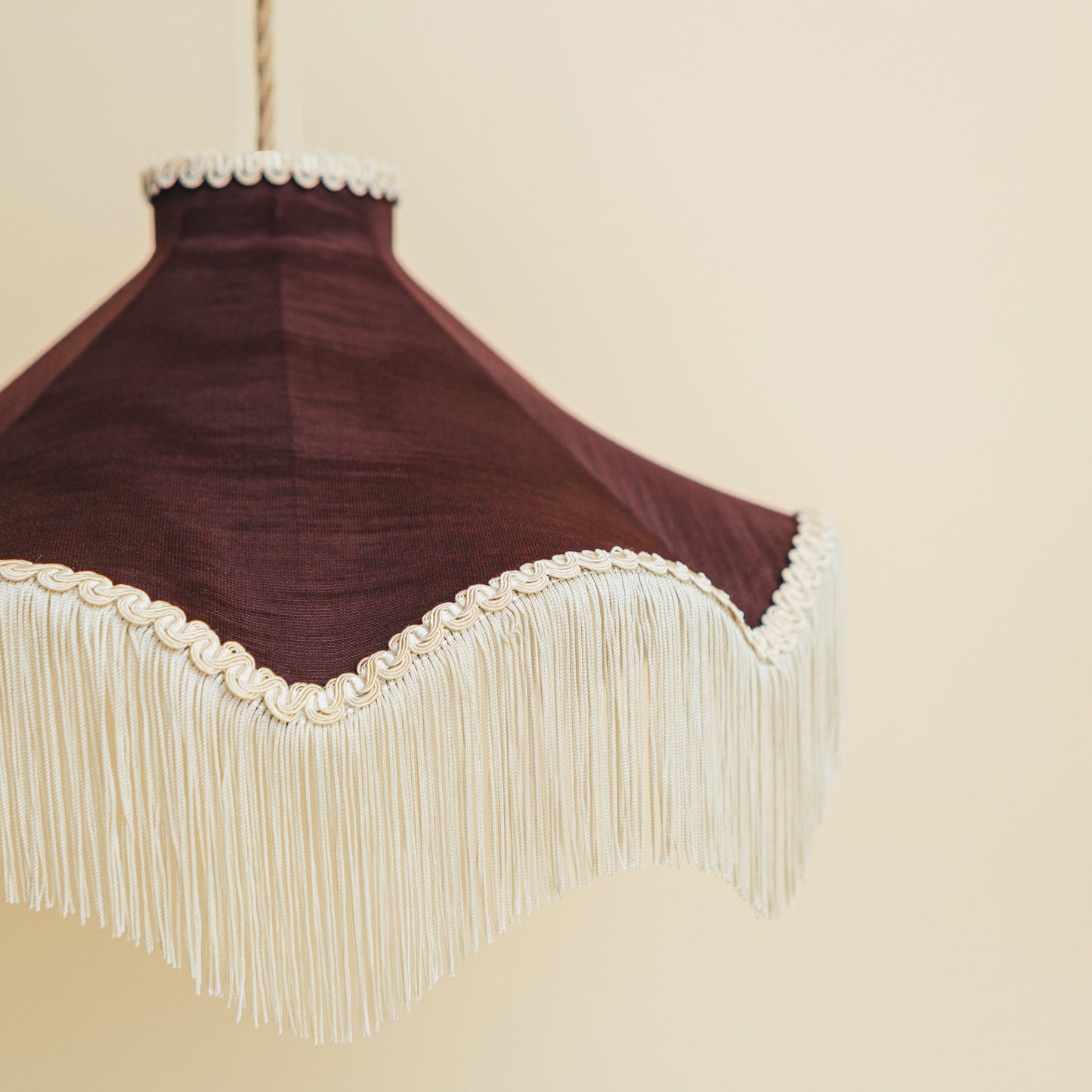 The Daisy Moiré Lampshade – Cognac