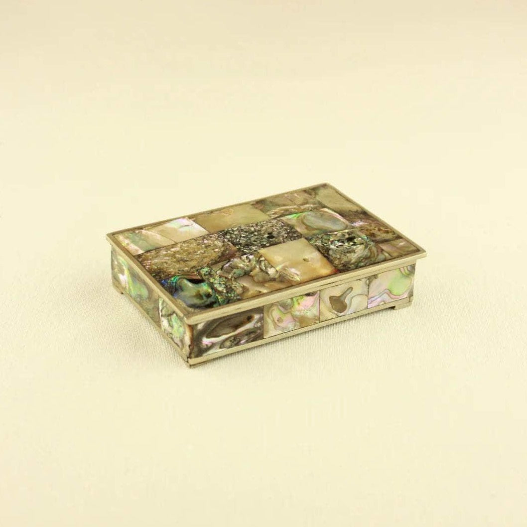 Vintage Abalone Jewellery Box