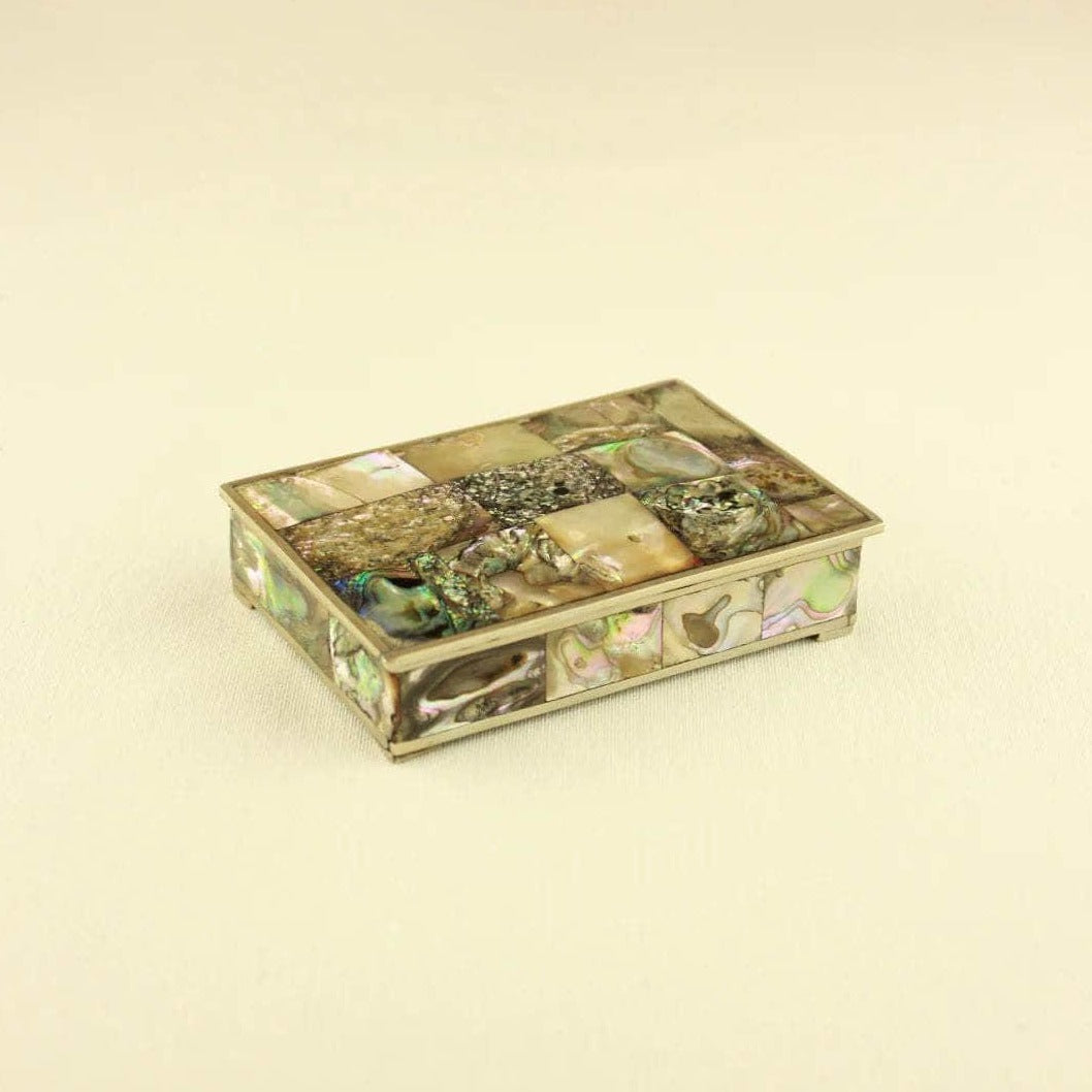 Vintage Abalone Jewellery Box